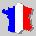 France, carte avec drapeau, 36x36.gif